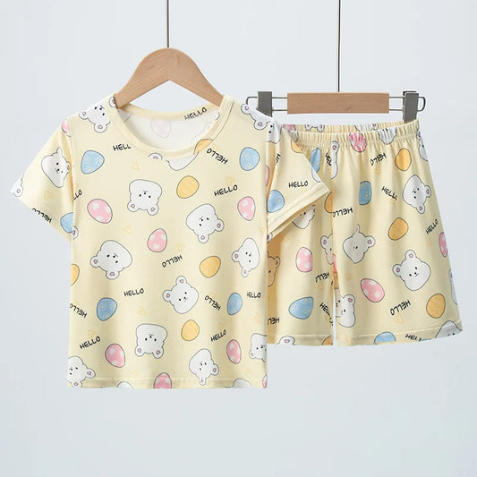 Kids' Summer 2-Piece Shorts Set